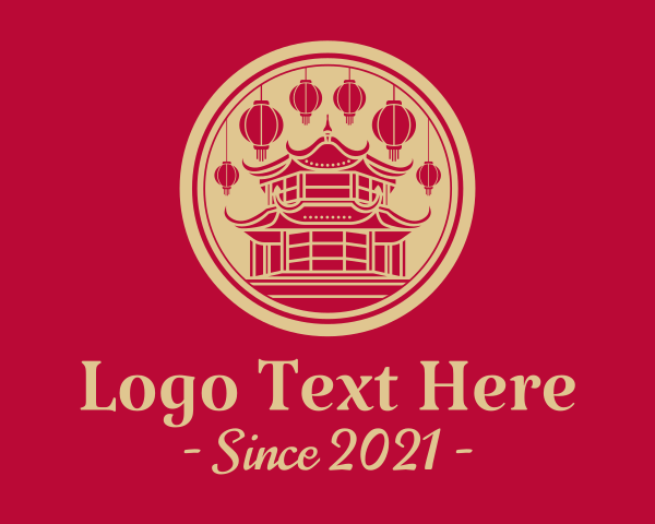 Pagoda logo example 1