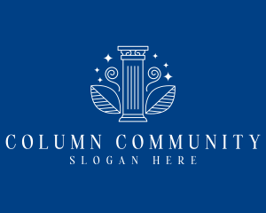 Greek Pillar Column logo