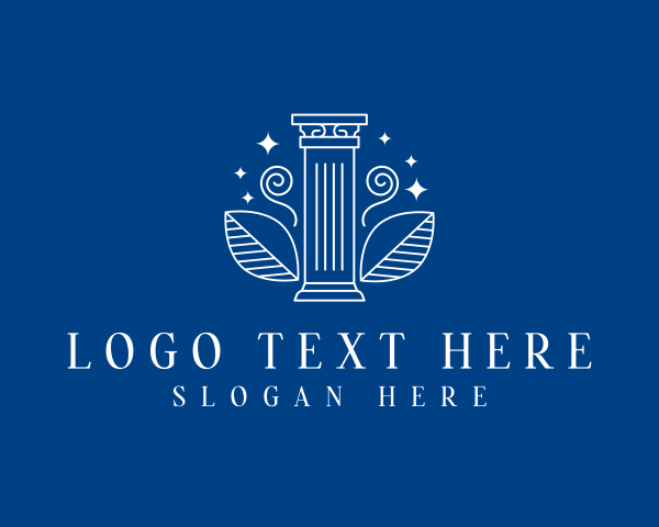 Greek Pillar Column logo