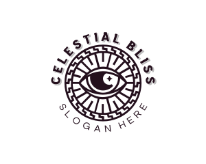 Celestial Moon Eye logo design