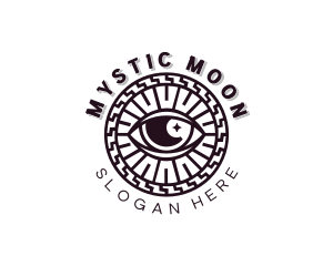 Celestial Moon Eye logo design