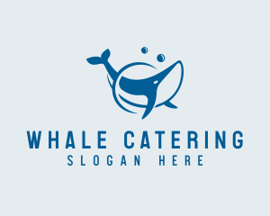 Whale Sea Creature logo