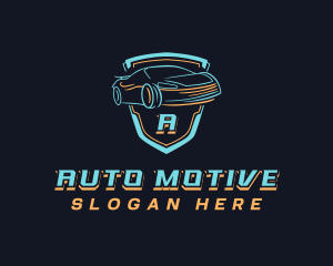 Racing Car Auto logo design