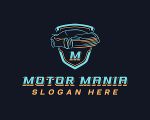 Racing Car Auto logo design