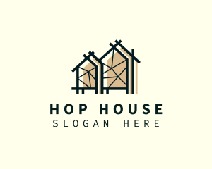 House Architecture Plan logo design