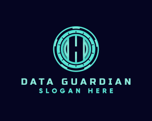 Digital Technology Hologram logo design