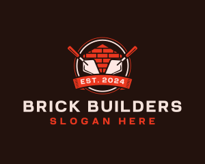 Brick Trowel Construction logo design