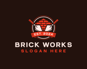 Brick Trowel Construction logo design