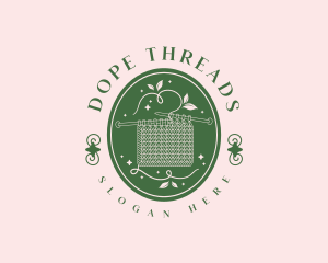 Handicraft Knitting Thread logo design