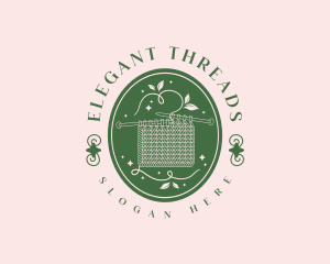 Handicraft Knitting Thread logo design