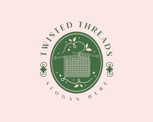 Handicraft Knitting Thread logo design