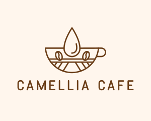 Cafe Coffee Cup logo design