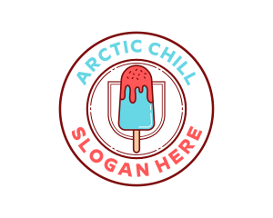 Ice Popsicle Dessert logo