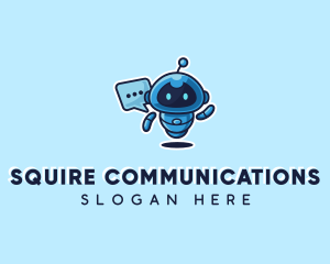 Tech Robot Chat  logo design