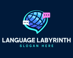Language Globe Chat logo