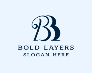 Elegant Serif Boutique  logo design