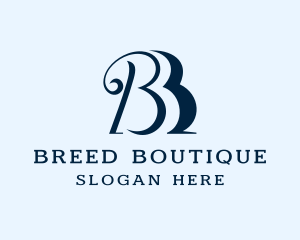 Elegant Serif Boutique  logo design