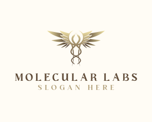 Caduceus Healthcare Lab logo design