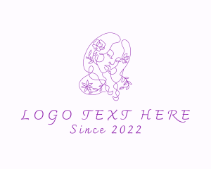 Floral Woman Deity logo