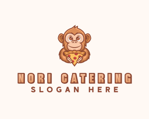 Monkey Pizza Restaurant logo design