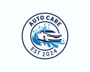 Auto Car Washing logo design