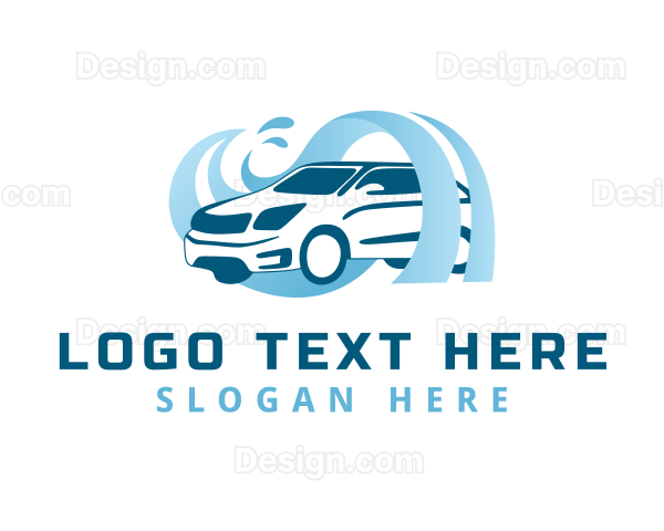 Car Wash Vehicle Cleaning Logo