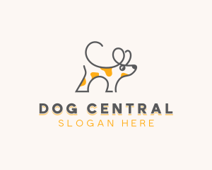 Pet Canine Dog logo design