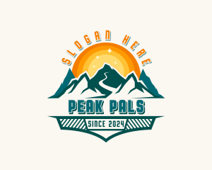 Summit Mountain Peak logo design