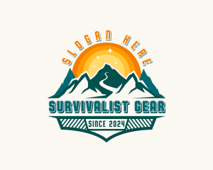 Summit Mountain Peak logo design