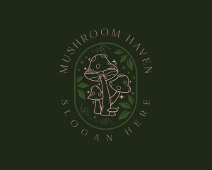 Botanical Mushroom Farm logo design