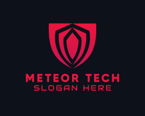 Tech Gaming Shield  logo design