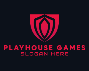 Tech Gaming Shield  logo design