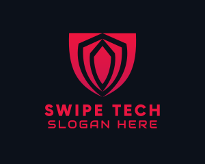 Tech Gaming Shield  logo design