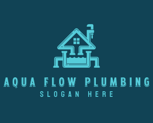 Pipe Plumbing Plumber logo design