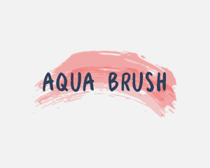 Fun Brush Stroke Business logo design