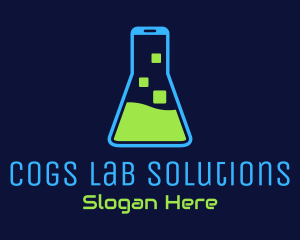 Mobile Chemistry Lab logo design