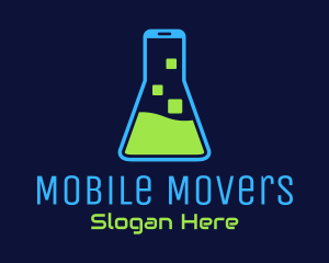 Mobile Chemistry Lab logo design