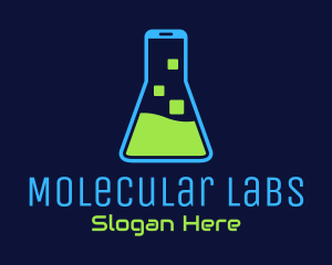 Mobile Chemistry Lab logo design