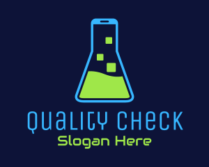 Mobile Chemistry Lab logo design