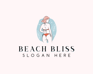 Sexy Bikini Girl logo design