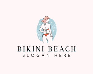 Sexy Bikini Girl logo design