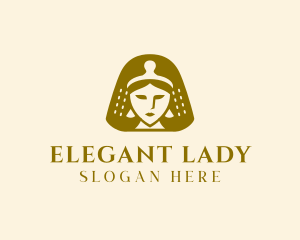 Egyptian Queen Lady logo design