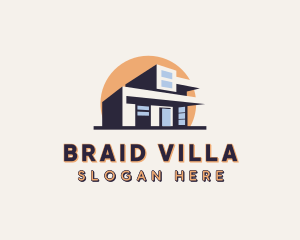 Villa Residential Architect logo design