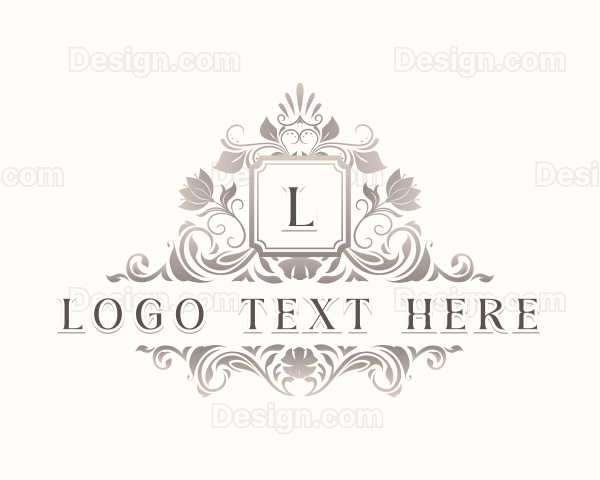 Decorative Floral Ornament Logo