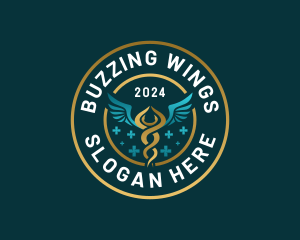 Medical Wings Clinic logo design