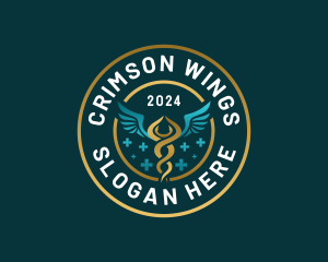 Medical Wings Clinic logo design