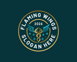 Medical Wings Clinic logo design