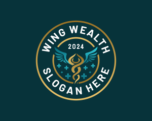 Medical Wings Clinic logo design