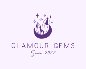 Precious Crystal Gems logo design