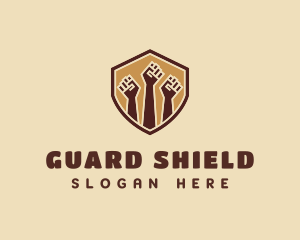 Freedom Fists Shield logo